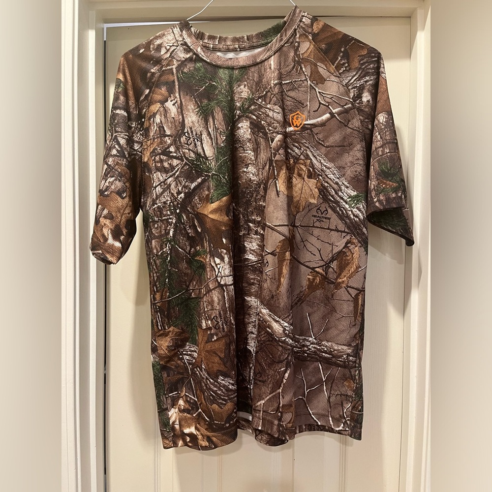 Game Winner dry-fit short sleeve camo shirt